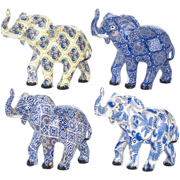 Σπίτι Αγαλματίδια και  Signes Grimalt Ελέφαντας Εικόνα 4 Μονάδες Μπλέ