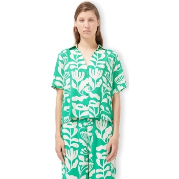 Υφασμάτινα Γυναίκα Μπλούζες Compania Fantastica COMPAÑIA FANTÁSTICA Shirt 43008 - Flowers Green