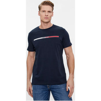 Υφασμάτινα Άνδρας T-shirt με κοντά μανίκια Tommy Jeans DM0DM13509 Μπλέ