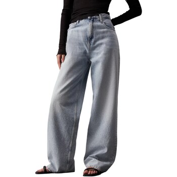 Υφασμάτινα Γυναίκα Τζιν σε ίσια γραμμή Calvin Klein Jeans J20J223427 Μπλέ