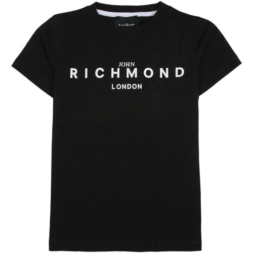 Υφασμάτινα Αγόρι Μπλουζάκια με μακριά μανίκια John Richmond RBP24002TS Black