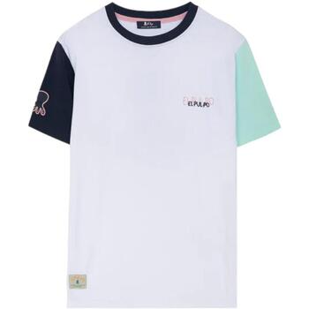 Υφασμάτινα Αγόρι T-shirt με κοντά μανίκια Elpulpo  Άσπρο