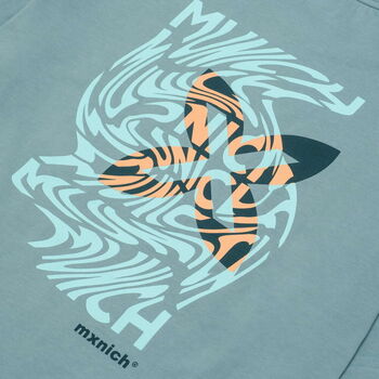Munich T-shirt oversize psicodelia Μπλέ