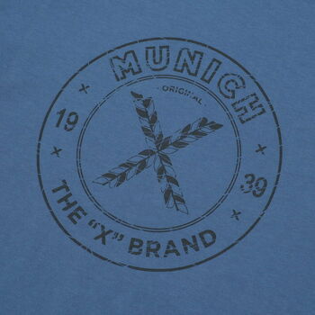 Munich T-shirt vintage Μπλέ