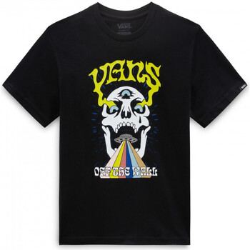 Υφασμάτινα Παιδί T-shirts & Μπλούζες Vans skull ss Black