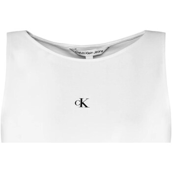 Υφασμάτινα Γυναίκα Μπλούζες Calvin Klein Jeans J20J223107 Άσπρο
