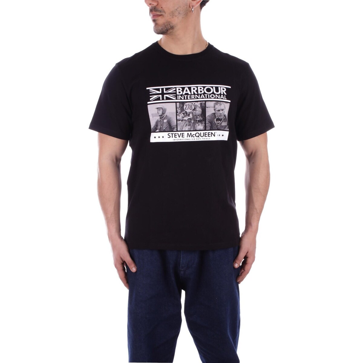 Barbour  T-shirt με κοντά μανίκια Barbour MTS1247