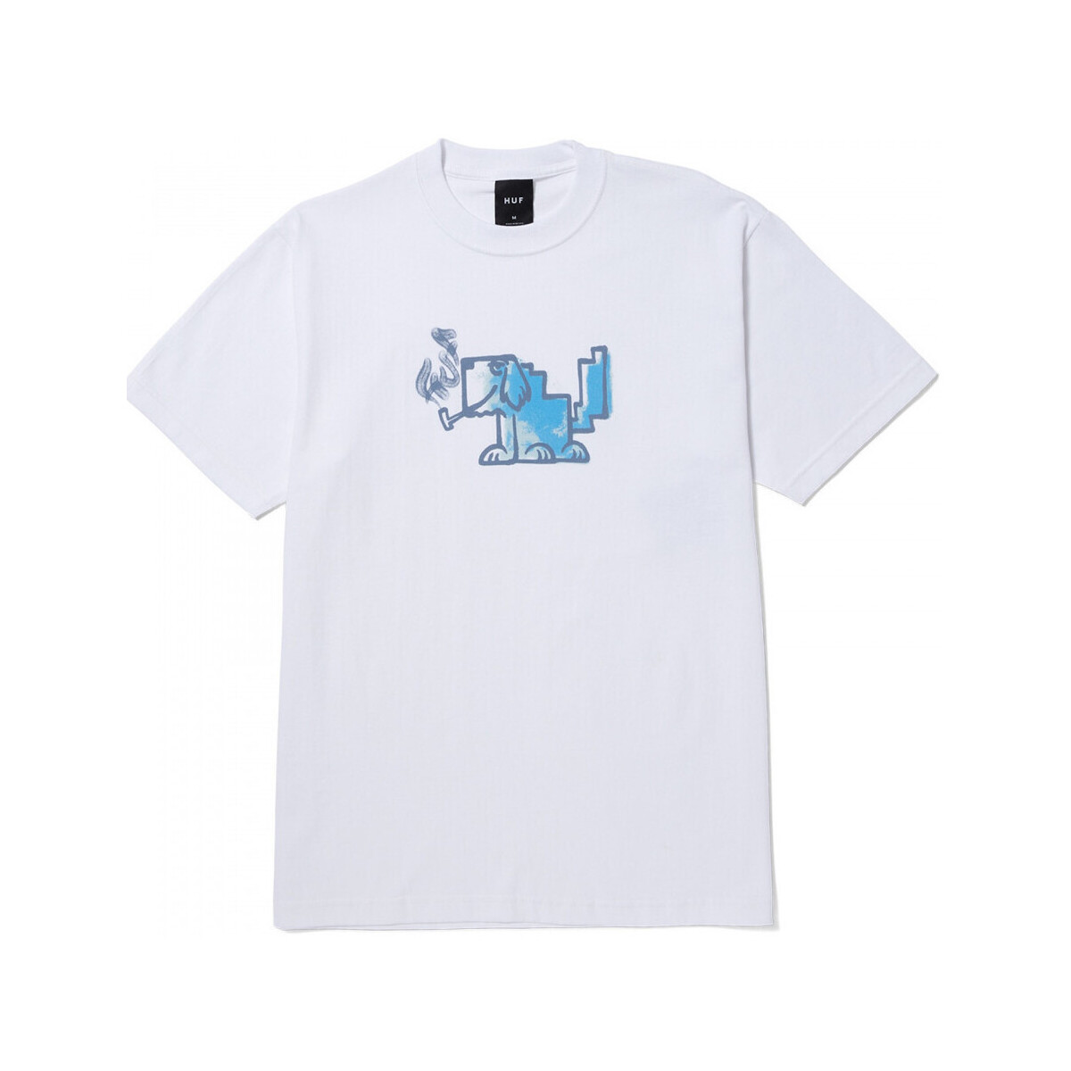 Υφασμάτινα Άνδρας T-shirts & Μπλούζες Huf T-shirt mod-dog ss Άσπρο