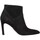Παπούτσια Γυναίκα Μποτίνια Freelance Forel 7 Low Zip Boot Velours Femme Noir Black