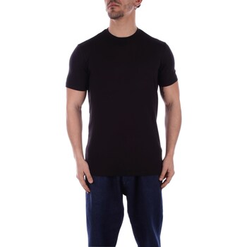 Υφασμάτινα Άνδρας T-shirt με κοντά μανίκια Emporio Armani 8N1TF0 1JCDZ Black