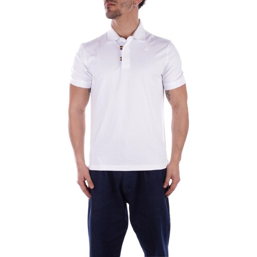 Υφασμάτινα Άνδρας T-shirt με κοντά μανίκια K-Way K71283W Άσπρο