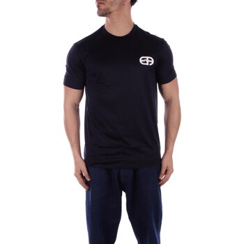 Υφασμάτινα Άνδρας T-shirt με κοντά μανίκια Emporio Armani 8N1TF5 1JUVZ Μπλέ