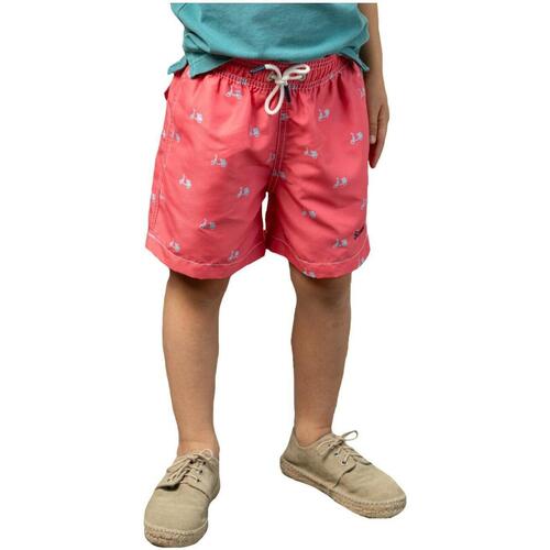 Υφασμάτινα Αγόρι Μαγιώ / shorts για την παραλία Scotta  Ροζ