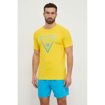 Υφασμάτινα Άνδρας T-shirt με κοντά μανίκια Guess F4GI00 J1311 Yellow