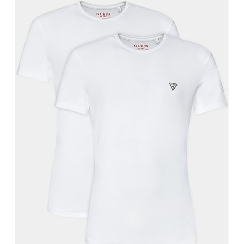 Υφασμάτινα Άνδρας T-shirt με κοντά μανίκια Guess U97G02 KCD31 Άσπρο