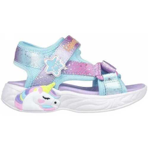 Παπούτσια Παιδί Σανδάλια / Πέδιλα Skechers Unicorn dreams sandal - majes Μπλέ