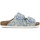 Παπούτσια Γυναίκα Σανδάλια / Πέδιλα Colors of California Two buckle denim sandal Άσπρο