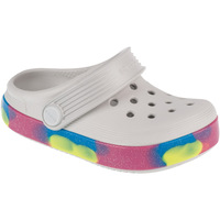 Παπούτσια Παιδί Παντόφλες Crocs Off Court Glitter Band Clog T Άσπρο
