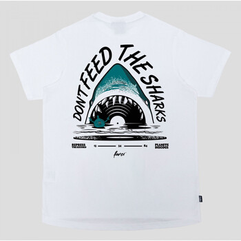 Υφασμάτινα Άνδρας T-shirts & Μπλούζες Farci Tee shark Άσπρο