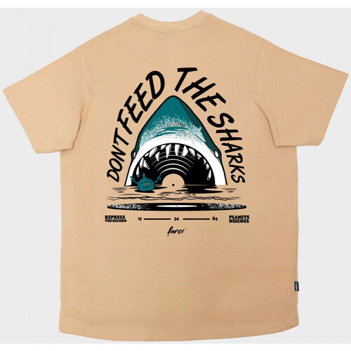 Υφασμάτινα Άνδρας T-shirts & Μπλούζες Farci Tee shark Beige