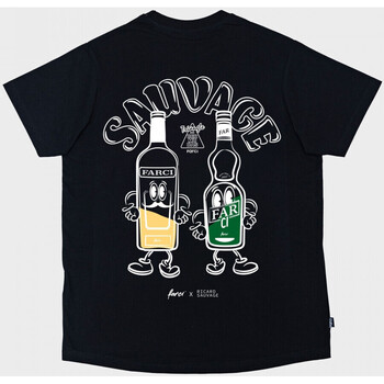 Υφασμάτινα Άνδρας T-shirts & Μπλούζες Farci Tee sauvage Black