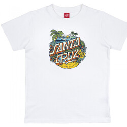 Υφασμάτινα Παιδί T-shirts & Μπλούζες Santa Cruz Youth aloha dot front Άσπρο