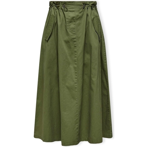 Υφασμάτινα Γυναίκα Φούστες Only Pamala Long Skirt - Capulet Olive Green