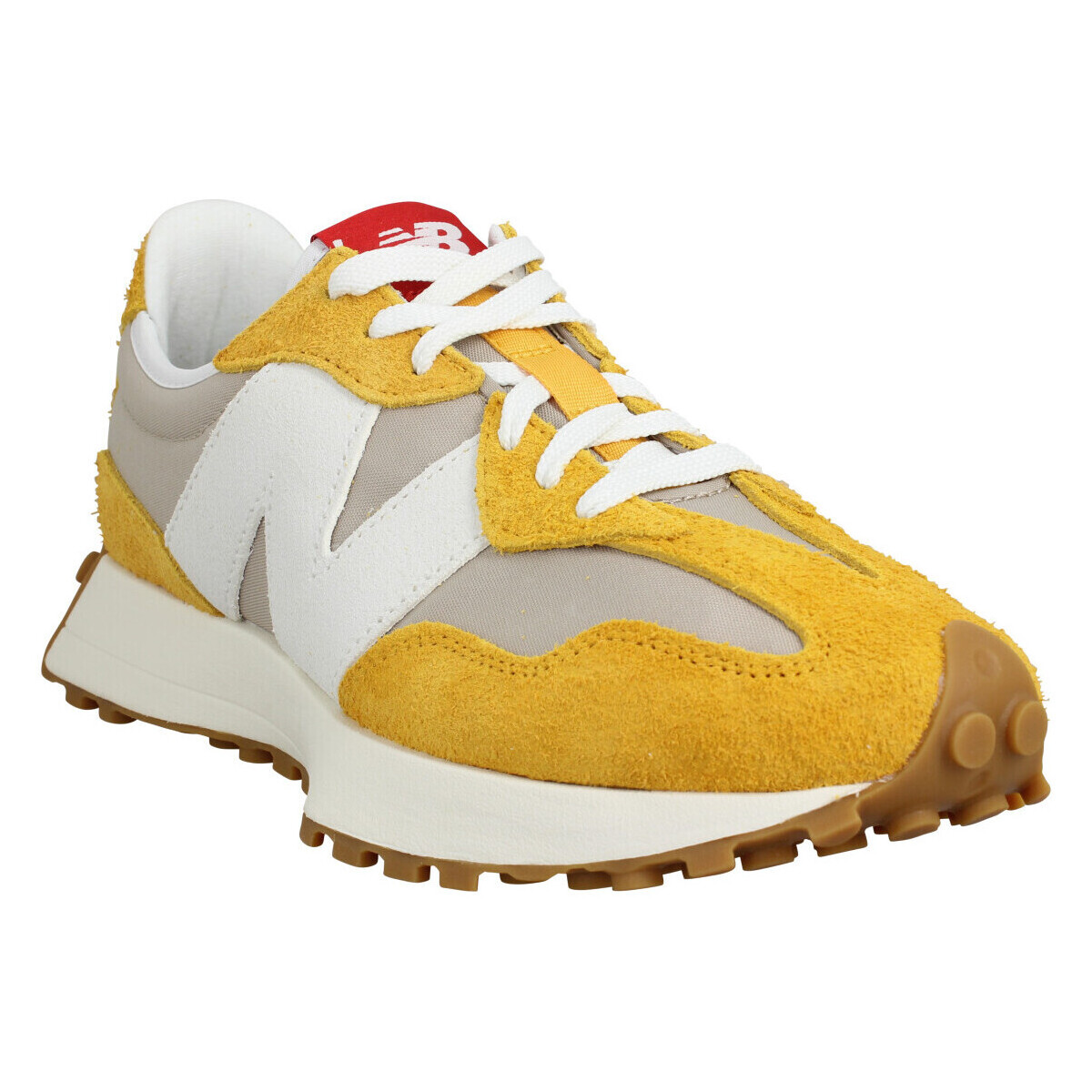Sneakers New Balance 327 Velours Toile Homme Gold Stone
