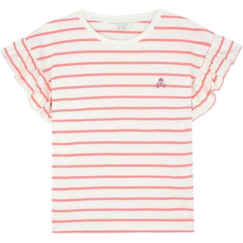 Υφασμάτινα Κορίτσι T-shirt με κοντά μανίκια Scalpers  Ροζ