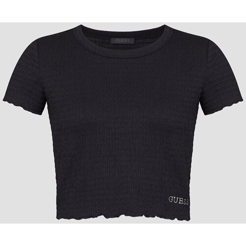 Υφασμάτινα Γυναίκα T-shirts & Μπλούζες Guess W3GP34 KBQI0 Black