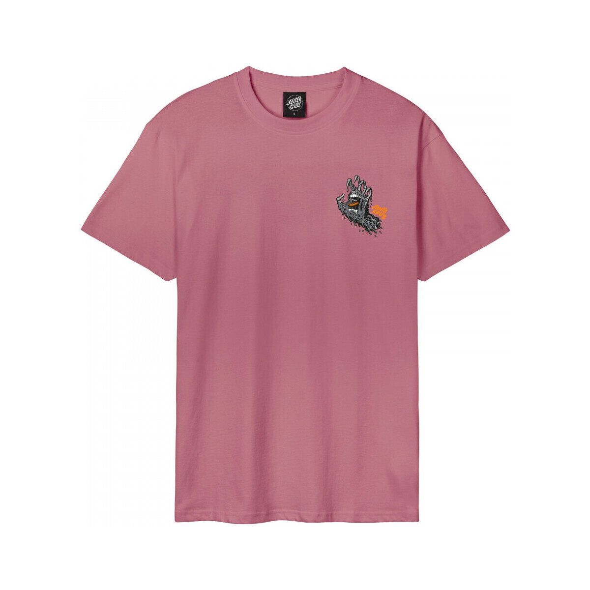 Υφασμάτινα Άνδρας T-shirts & Μπλούζες Santa Cruz Melting hand Ροζ