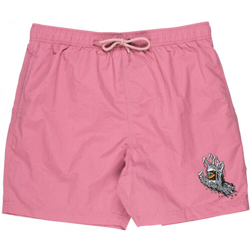 Υφασμάτινα Άνδρας Μαγιώ / shorts για την παραλία Santa Cruz Melting hand Ροζ