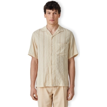 Υφασμάτινα Άνδρας Πουκάμισα με μακριά μανίκια Portuguese Flannel Almada Shirt - Ecru Beige