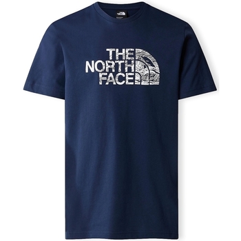Υφασμάτινα Άνδρας T-shirts & Μπλούζες The North Face Woodcut Dome T-Shirt - Summit Navy Μπλέ