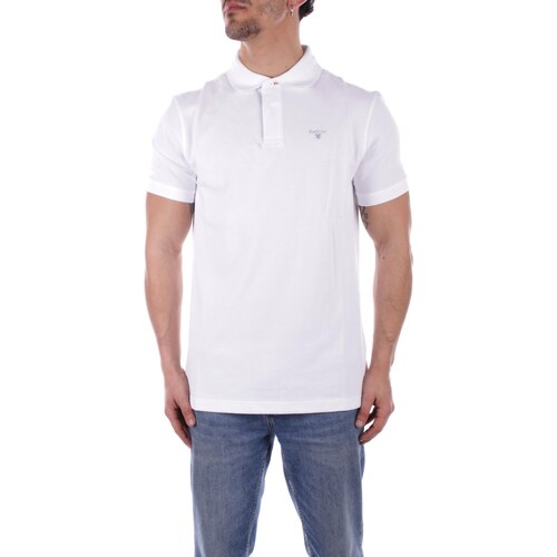 Υφασμάτινα Άνδρας T-shirt με κοντά μανίκια Barbour MML0012 Άσπρο
