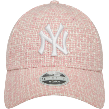 New-Era Wmns Summer Tweed 9FORTY New York Yankees Cap Ροζ