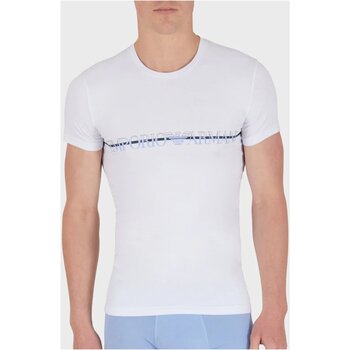 Υφασμάτινα Άνδρας T-shirt με κοντά μανίκια Emporio Armani 111035 4R729 Άσπρο