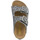 Παπούτσια Γυναίκα Σανδάλια / Πέδιλα Colors of California Glitter sandal 2 buckles Μπλέ