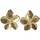 Ρολόγια & Kοσμήματα Γυναίκα Σκουλαρίκια Luna Collection 72981 Gold