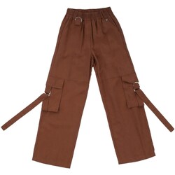 Υφασμάτινα Κορίτσι παντελόνι παραλλαγής Manila Grace MG2705 Brown