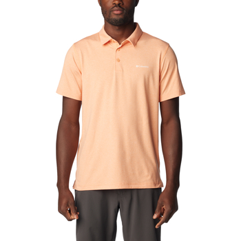 Υφασμάτινα Άνδρας Πόλο με κοντά μανίκια  Columbia Tech Trail Polo Shirt Orange