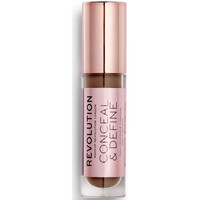 beauty Γυναίκα Concealer & διορθωτικά για τις ρυτίδες Makeup Revolution Concealer Conceal & Define - C18 Brown