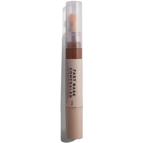 beauty Γυναίκα Concealer & διορθωτικά για τις ρυτίδες Makeup Revolution Fast Base Concealer - C16 Brown