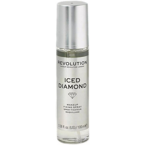 beauty Γυναίκα Πούδρες & Βάσεις Makeup Revolution Rose Fizz Makeup Fixing Spray - Iced Diamond Άσπρο