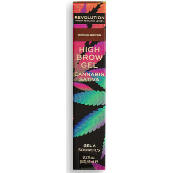 beauty Γυναίκα Μακιγιάζ φρυδιών Makeup Revolution Hemp Oil Eyebrow Gel - Medium Brown Brown