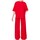 Υφασμάτινα Γυναίκα Πόλο με μακριά μανίκια  Vicolo TB0907 Red