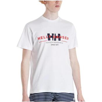 Υφασμάτινα Άνδρας T-shirt με κοντά μανίκια Helly Hansen  Άσπρο