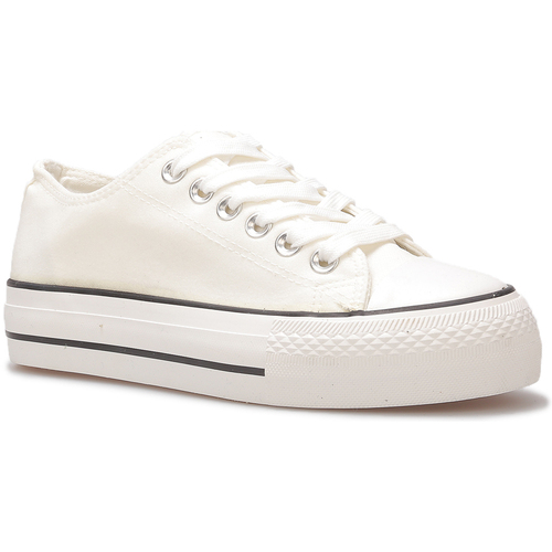 Παπούτσια Γυναίκα Sneakers La Modeuse 70770_P165618 Άσπρο