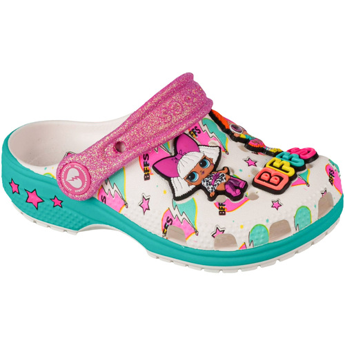 Παπούτσια Κορίτσι Παντόφλες Crocs LOL Surprise BFF Kids Classic Clog Άσπρο