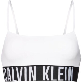 Υφασμάτινα Γυναίκα Μαγιό μόνο το πάνω ή κάτω μέρος Calvin Klein Jeans 000QF7631E Άσπρο